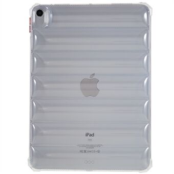 Blødt TPU-tablet-etui til iPad Air (2020) / (2022) , Airbag-dunjakkedesign Drop-sikkert gennemsigtigt tablet-cover