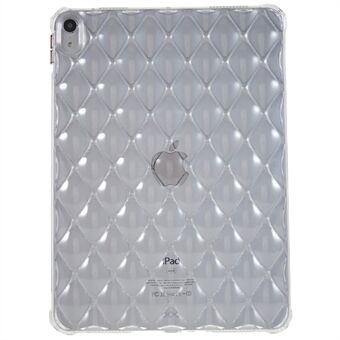 Til iPad Air (2022) / (2020) Airbag Diamond Texture TPU Cover Anti-drop gennemsigtigt tabletetui