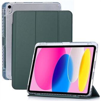 Til iPad Air (2020) / (2022) Trifold Stand Tablet Case PU Læder Auto Sleep / Wake Protective Cover med lille låsespænde