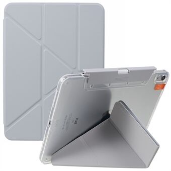 MUTURAL Origami Stand Case til iPad Air (2020) / (2022), PU-læder beskyttende tabletcover med aftagelig blyantholder