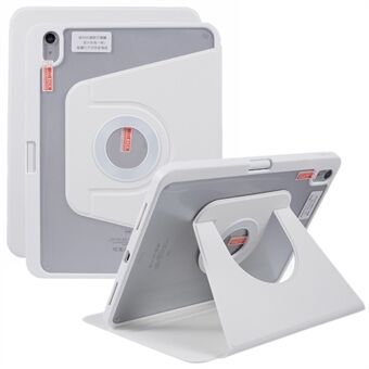 Til iPad Air (2022) Stand Beskyttende Etui PU Læder Magnetisk Aftageligt Tabletdæksel med Pencil Holder