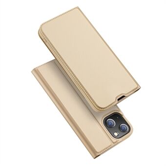 DUX DUCIS Skin Pro Series Folio Flip Lædertaske til iPhone 14 , kortholder Foldebart Stand telefoncover