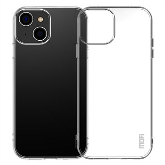 MOFI Transparent Slim Phone Case til iPhone 14 , stødsikker fleksibel TPU-bagcover