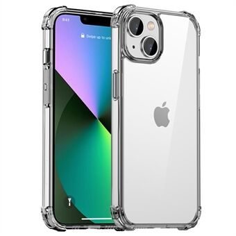 IPAKY Til iPhone 14  Ultra Slim Transparent Telefon Case Drop-proof Hard PC TPU Ramme Bagcover Beskyttende Shell