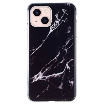 IMD Marble Pattern TPU-cover til iPhone 14 , slidstærkt godt beskyttet mobiltelefoncover