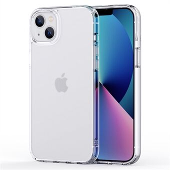 Anti-drop krystal mat telefoncover til iPhone 14 6.1 tommer, ultra slank pc + TPU beskyttende mobiltelefon bagcover