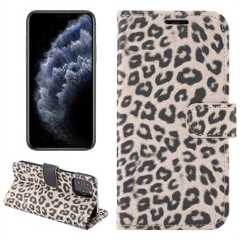 Til iPhone 14  PU læder leopardmønster telefontaske Flip Stand Pung Magnetisk lås Mobiltelefon Faldsikkert cover