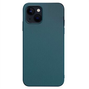 Til iPhone 14  Anti-fingeraftryk Litchi Texture Anti-shock PU læder+TPU telefoncover