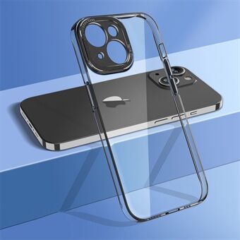 Til iPhone 14 Scratch hård pc-bagcover Kamerabeskyttelsesramme Krystalklart telefoncover