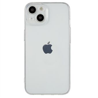 Til iPhone 14 telefon beskyttende bagcover Ultratyndt gennemsigtigt blødt TPU etui med præcis linseudskæring