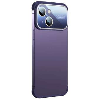 Stødsikker Bumper Case til iPhone 14 TPU + Akryl Lens Cover No-back Slim Phone Case