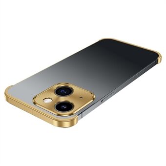 Til iPhone 14 Aluminiumslegering Glas Lens Guard Rammeløs Bumper Mobiltelefon Cover