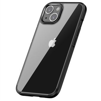 Til iPhone 14 Pro  Crystal Clear Series Anti-fald Anti-ridse PC+TPU Mobiltelefon etui Gennemsigtigt bagside telefonskal