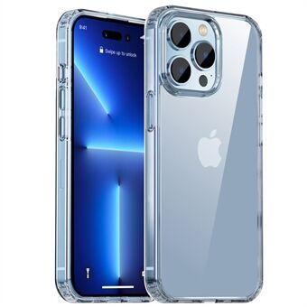 IPAKY Clear Phone Case til iPhone 14 Pro 6,1 tommer, stødsikkert mobiltelefon Bumper Cover