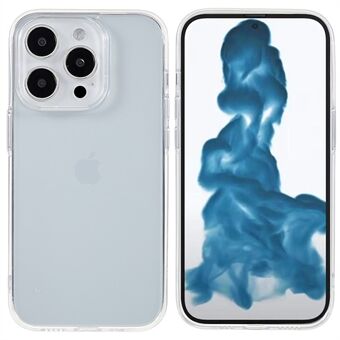 Til iPhone 14 Pro  Anti-ridse telefoncover 1,0 mm blød TPU + hård akryl krystalklar hybridskal
