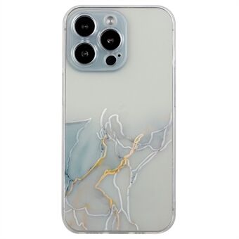 Embossing Marmor Pattern Case til iPhone 14 Pro , faldsikkert anti-ridse TPU letvægts telefoncover
