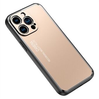 Til iPhone 14 Pro  blød TPU slibende sprængning aluminiumslegering pansercover Kamerabeskyttelse Mat telefoncover