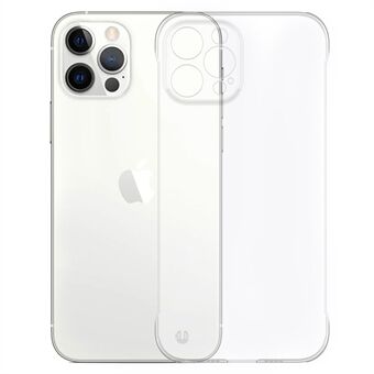 Til iPhone 14 Pro  gennemsigtig varmeafledning Anti-ridse hård pc blank præcis udskæring telefon cover bagcover