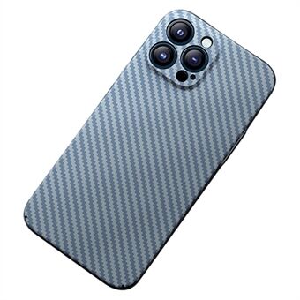 Til iPhone 14 Pro  Carbon Fiber Texture Bagcover Anti-slid Mat Anti-fingeraftryk Mobiltelefoncover
