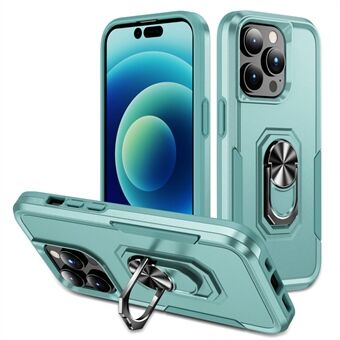 Til iPhone 14 Pro  Slim Case PC + TPU Ridsesikkert Cover Anti-Fall Telefon Case med Kickstand