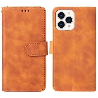 PU Læder Wallet Folio Flip Case til iPhone 14 Pro, Hud-touch Følelse Foldebar Stand Beskyttende Telefon Cover