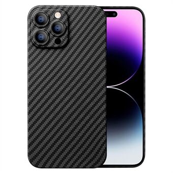 X-LEVEL Nano Kevlar Series Magnetic Case til iPhone 14 Pro, Carbon Fiber Texture Aramid Fiber Anti-ridse tyndt telefoncover