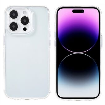 X-LEVEL Ice Crystal Series til iPhone 14 Pro Anti-gulning klart etui Hårdt PC Blødt TPU Anti-ridse telefoncover