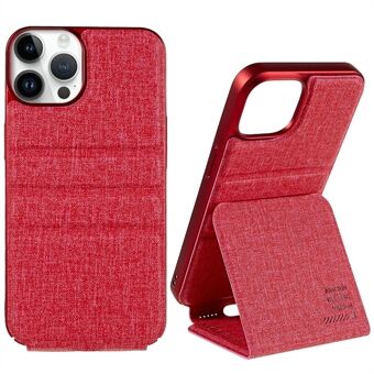 X-LEVEL Journey Series Lodret Flip-telefoncover til iPhone 14 Pro Beskyttelsesetui PU-læder hårdt pc-telefoncover med Stand