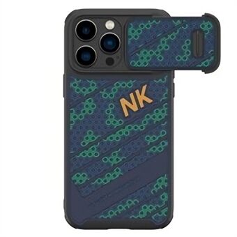 NILLKIN Magnetic Case til iPhone 14 Pro, Honeycomb Texture Skydekamerabeskyttelse PC + TPU Cover Kompatibel med MagSafe