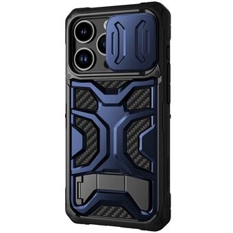 NILLKIN Adventurer Pro til iPhone 14 Pro Anti-drop etui Kickstand Slide Camera Cover Design TPU+PC Telefon Beskyttelsescover
