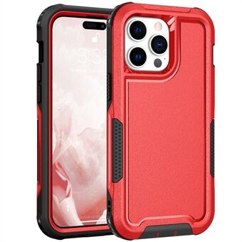 Til iPhone 14 Pro Soft TPU Hard PC 3-i-1 Drop-proof Shell Non-Slip Shockproof Protective Cover
