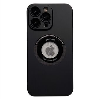 Magnetisk etui til iPhone 14 Pro kompatibel med Magsafe gummibelagt PC Anti-ridsecover med logovisning
