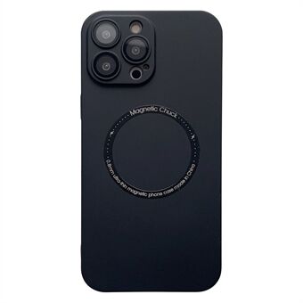 Til iPhone 14 Pro -etui Slankt telefoncover 0,8 mm gummibelagt stødsikkert pc-cover med linsebeskytter