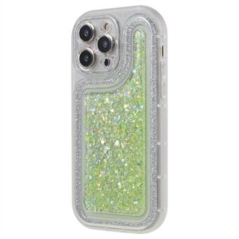 Til iPhone 14 Pro Glitter Sparkle Epoxy telefoncover TPU Beskyttende ridsefast cover