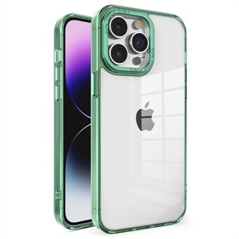 Til iPhone 14 Pro Crystal Series Fall Protection Bagcover Gennemsigtigt PC+TPU-telefoncover