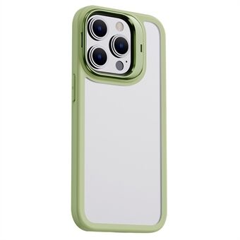 X-Level til iPhone 14 Pro PC+TPU Matt telefoncover Aluminiumslegering usynligt Kickstand Cover