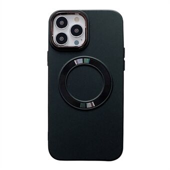 Til iPhone 14 Pro Magnetisk TPU-etui Flydende silikonetekstur galvanisering Kameraramme Beskyttende telefoncover