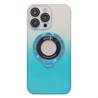 VOERO Hard PC-telefoncover til iPhone 14 Pro , Gradient Color Kickstand Cover Kompatibel med MagSafe