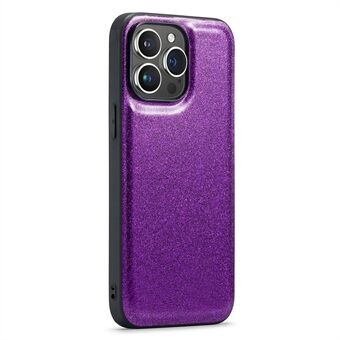 DG.MING Bagcover til iPhone 14 Pro Etui PU Læder+PC+TPU Glitter Telefoncover
