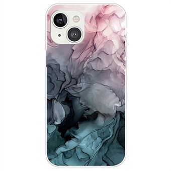 Til iPhone 14 Plus  A Style Marmor Printet Pattern Design Case TPU Drop Protection IMD Bagcover