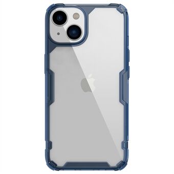 NILLKIN Ultra Clear Phone Case til iPhone 14 Plus , Nature Pro Series Slagfast cover PC + TPU Anti-ridse Mobiltelefon Shell