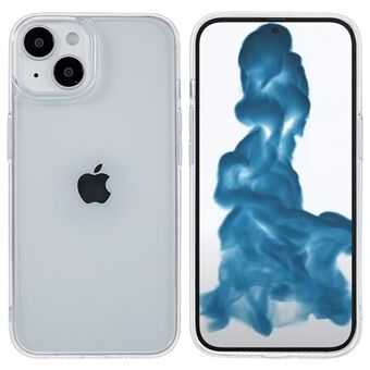 Til iPhone 14 Plus  1,0 mm blød TPU + hårdt akryl Hybrid etui Drop-resistent klart mobiltelefon cover