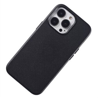 Til iPhone 14 Plus  PU-læderbelagt pc-cover Anti-ridse telefoncover kompatibel med MagSafe trådløs opladning