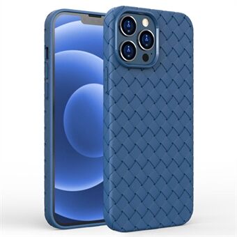 Til iPhone 14 Plus  Drop-proof Woven Texture TPU telefoncover Anti-rids varmeafledning Telefon beskyttelsescover