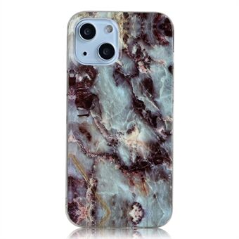 Til iPhone 14 Plus IMD Marble Pattern Phone Cover Protector Anti-drop TPU cover