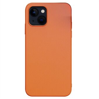 Mobiltelefon cover til iPhone 14 Plus, anti-slid Litchi Texture Anti-shock PU læder+TPU Shell