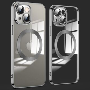 Til iPhone 14 Plus Magnetisk opladning Drop-sikker telefonbagcover Ultratyndt telefoncover med linsefilm