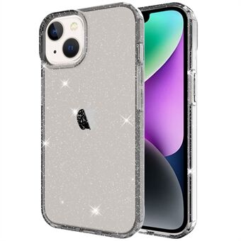 GW18 til iPhone 14 Plus Glitter Powder Design Klar TPU etui Telefon Drop-sikker bagcover