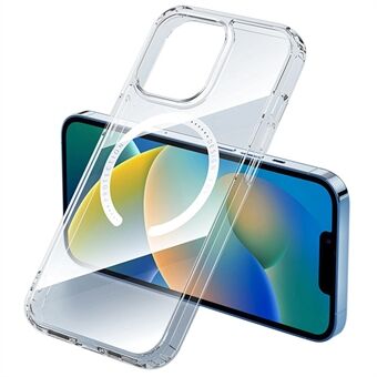 ROCK First Series telefoncover til iPhone 14 Plus Kollisionsbestandig magnetisk opladning Gennemsigtigt beskyttende telefonbagcover