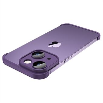 Til iPhone 14 Plus telefoncover Fleksibel TPU- Edge stødsikker hjørneforhøjet ramme Bumper telefoncover uden bagplade